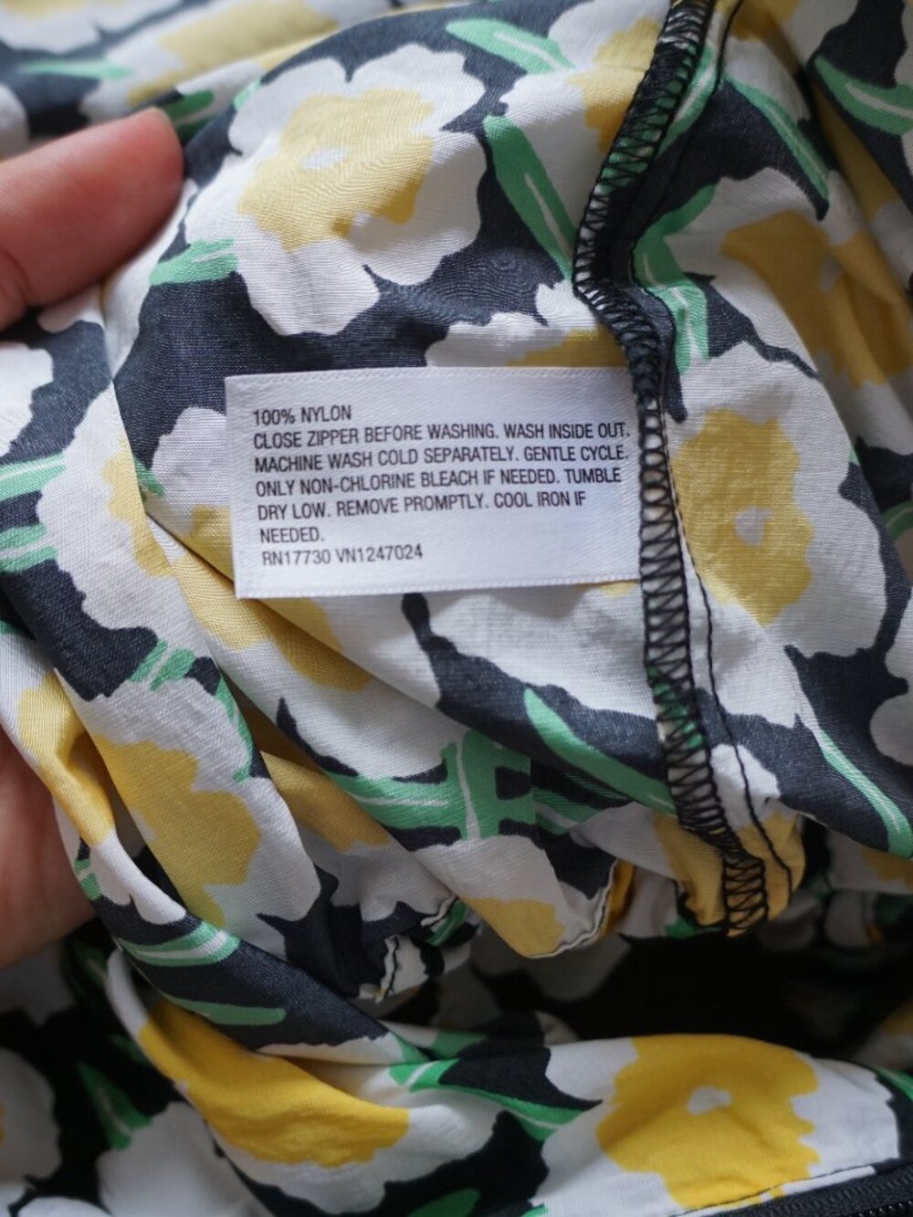 Diane von Furstenberg Yellow Floral Zip Up Hooded Jacket 🌼 - Picture 9 of 9